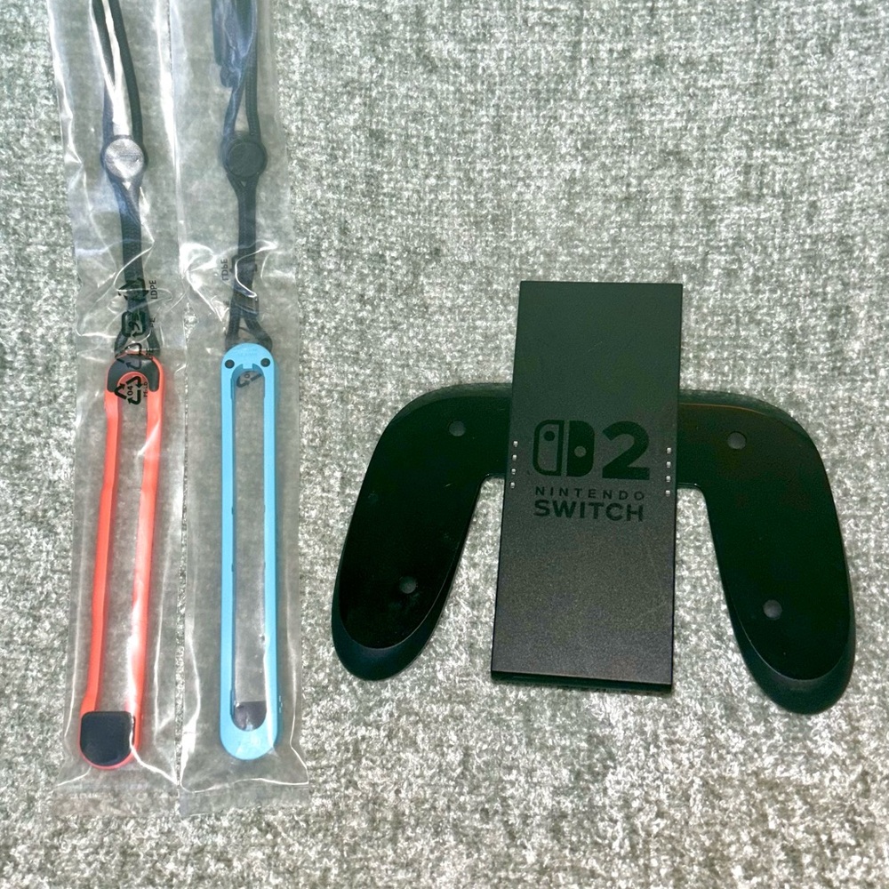 Nintendo Switch 2 Controller Straps & Comfort Grip Joy-Con Accessory Bundle OEM